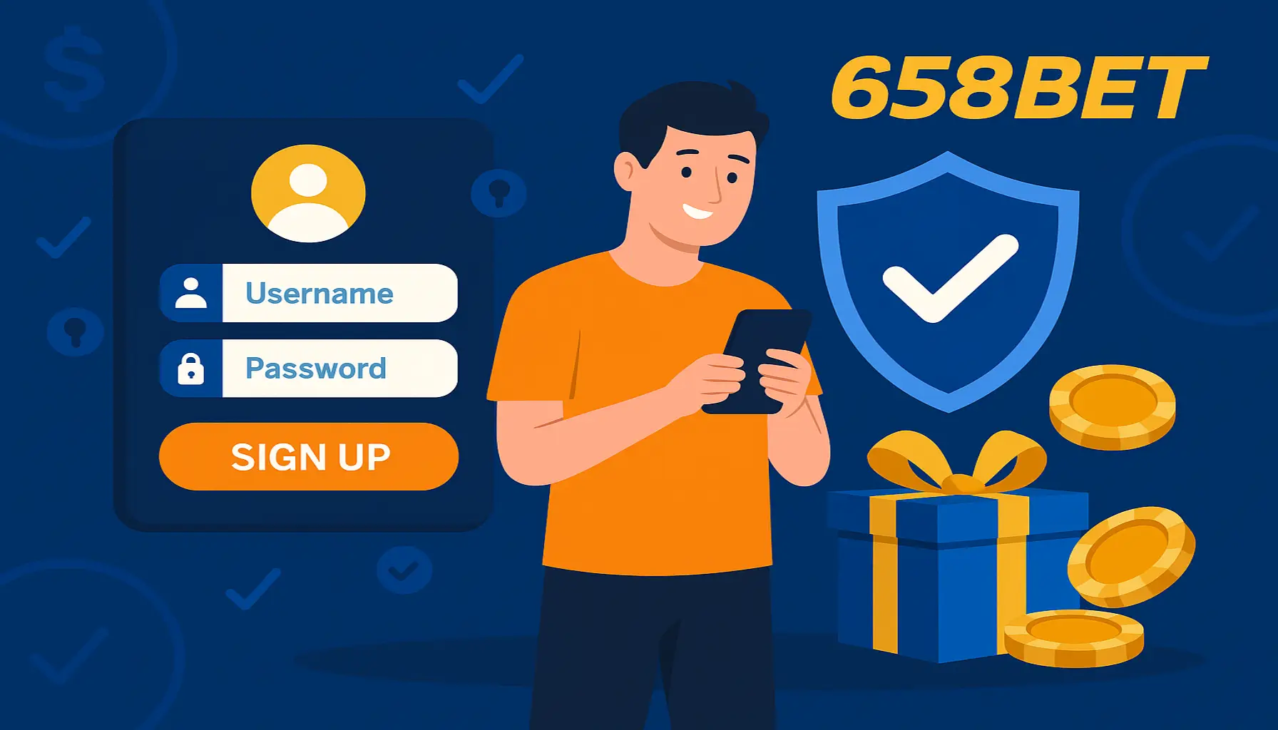 Não Perca tempo, o rRgistro na site 658BET